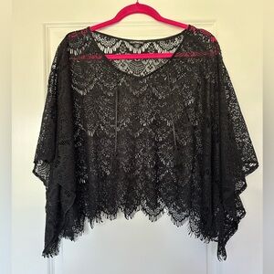 Express Black Lacey Top. Size XS/S
